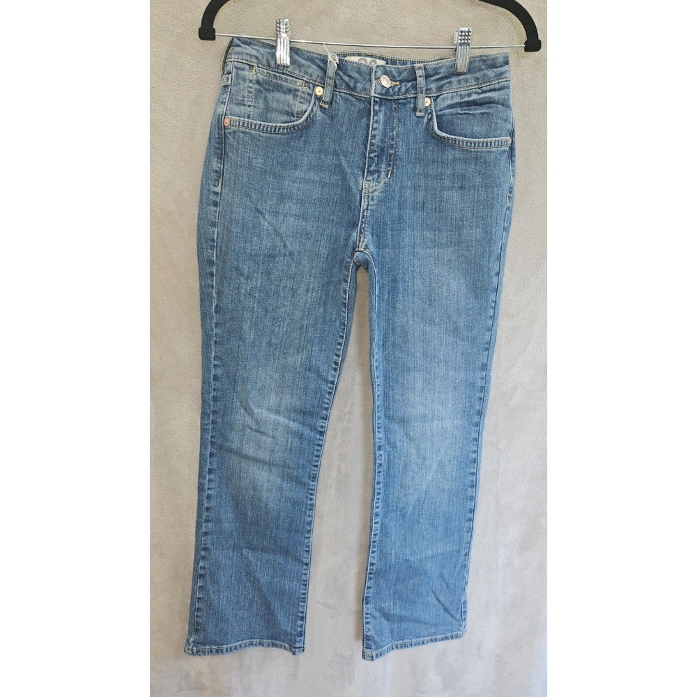 Free People We The Free Jeans 28 Bootcut Flare Stretch Denim Medium Wash NWT
